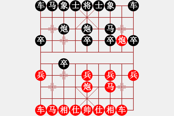 象棋棋谱图片：金岚先和林小川.pgn - 步数：10 