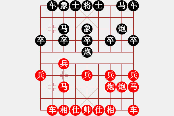 象棋棋譜圖片：煙臺路邊棋(6段)-勝-混江龍(1段) - 步數(shù)：10 