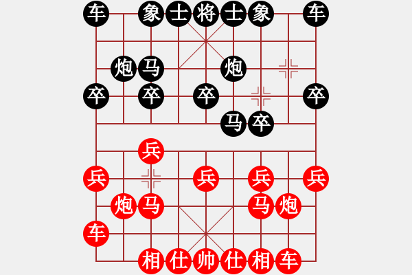 象棋棋譜圖片：20150120 痞子翟(紅)-華工隊(duì)雨藝(黑) - 步數(shù)：10 