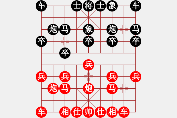 象棋棋譜圖片：老和棋(8段)-負-火云邪神(7段) - 步數：10 