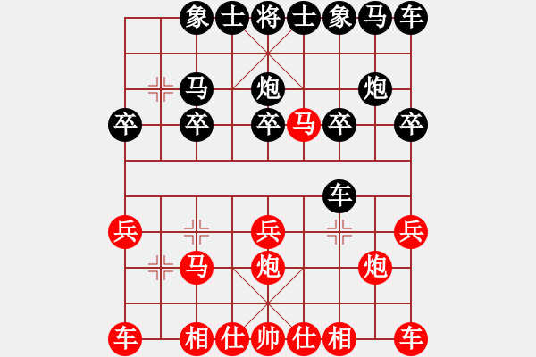 象棋棋譜圖片：饒先順手炮二局 - 步數(shù)：14 