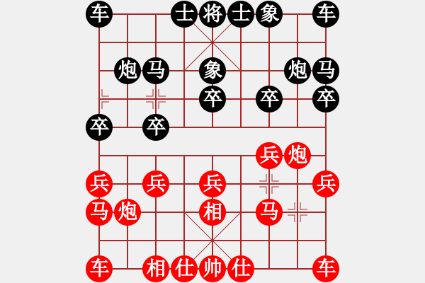 象棋棋譜圖片：湖北省第四屆大學(xué)生象棋錦標(biāo)賽武大黃文俊先和財(cái)大黃柏琦 - 步數(shù)：10 