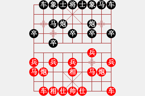 象棋棋譜圖片：鐵麟弈 先勝 棋逢對手阿龍 - 步數：10 