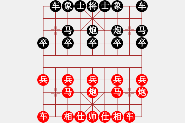 象棋棋譜圖片：3607局 A40-起馬局-天天AI選手 紅先負(fù) 小蟲引擎25層 - 步數(shù)：10 