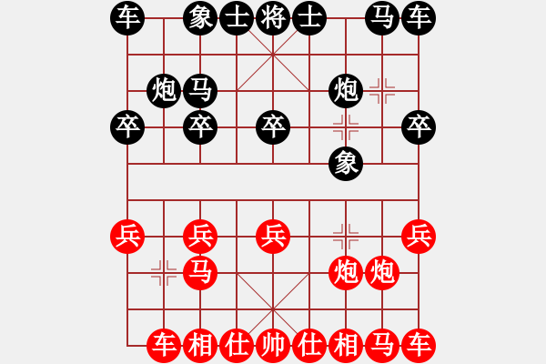 象棋棋譜圖片：行就來吧[2362086542] -VS- 純人棋霸[2211958033] - 步數：10 