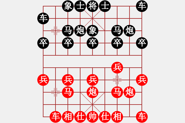 象棋棋譜圖片：輸棋爽極了(7段)-勝-英雄第一(4段) - 步數(shù)：10 