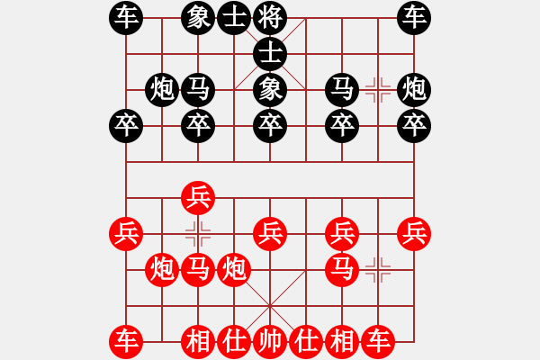 象棋棋譜圖片：3083232 (縣令) 勝 4086661 (草民) - 步數(shù)：10 