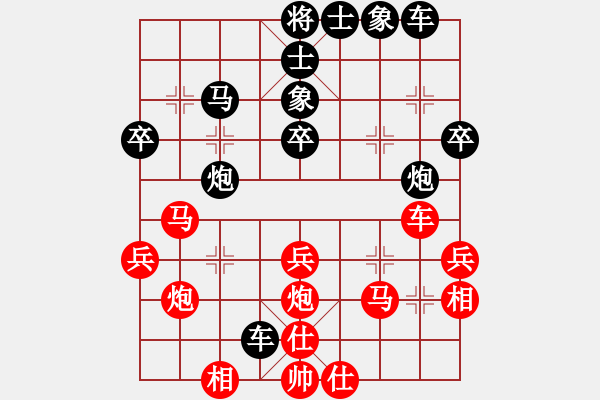 象棋棋譜圖片：橫才俊儒[292832991] -VS- y,n[2512359580] - 步數(shù)：40 