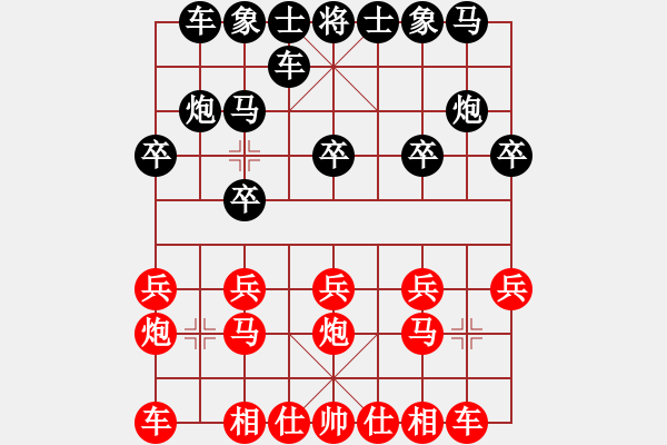 象棋棋譜圖片：亮劍沖沖(6段)-勝-裘千仞(1段) - 步數(shù)：10 