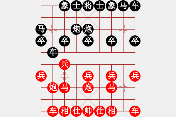 象棋棋譜圖片：2021中華臺(tái)北對(duì)澳大利亞國(guó)際網(wǎng)路賽申冠群先和邱振銘 - 步數(shù)：10 