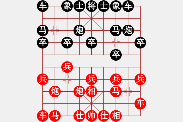 象棋棋譜圖片：臭棋仙(初級)-勝-漫無邊(3級) - 步數(shù)：10 