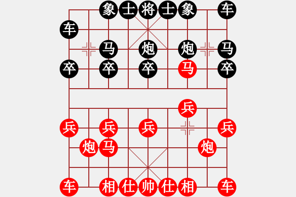 象棋棋譜圖片：開心太平洋[2247156473] -VS- 橫才俊儒[292832991] - 步數(shù)：10 