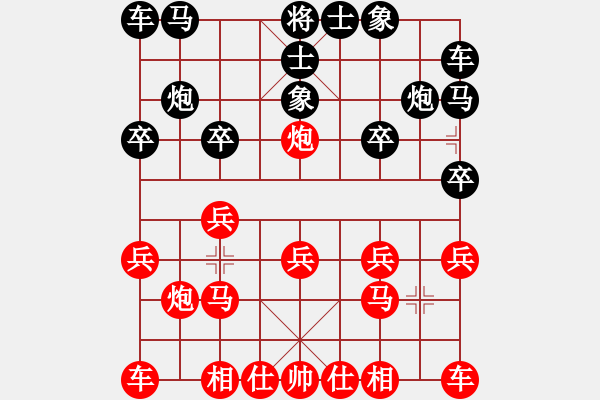 象棋棋譜圖片：全一同(0舵)-負-殺手棋(3舵) - 步數：10 