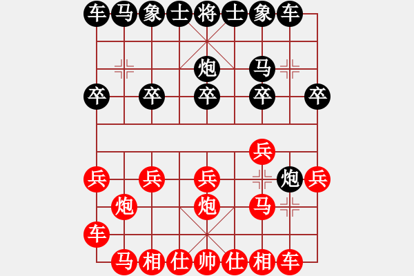 象棋棋譜圖片：如來(lái) 先勝 品棋春逢月圓 - 步數(shù)：10 