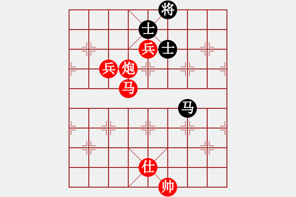 象棋棋譜圖片：單核掃華山(無上)-勝-似水(日帥) - 步數(shù)：170 