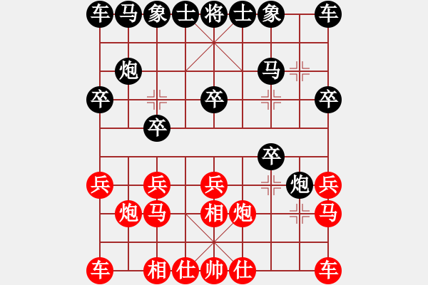 象棋棋譜圖片：第七輪 張桐先勝李曉剛 - 步數(shù)：10 