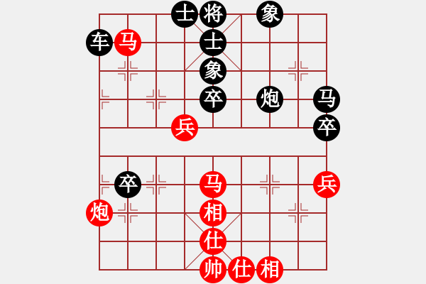 象棋棋譜圖片：天上無雙(2段)-負(fù)-yxgxq(3級) - 步數(shù)：54 