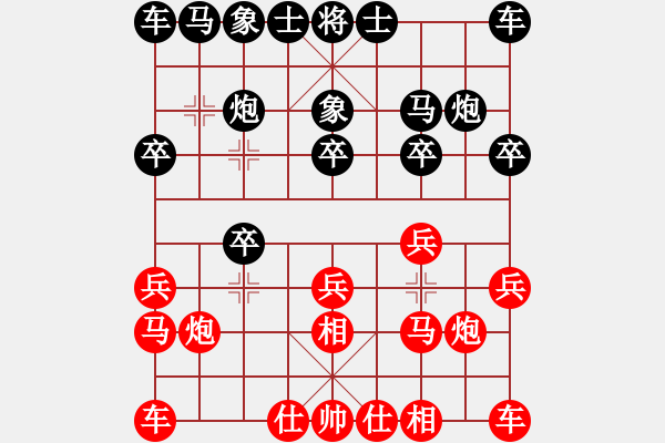 象棋棋譜圖片：離別鉤(無(wú)上)-和-中國(guó)石油(月將) - 步數(shù)：10 