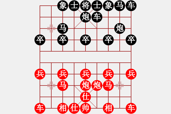 象棋棋譜圖片：[12級(jí)]心雨 先和 [13級(jí)]浩軒爺 - 步數(shù)：10 