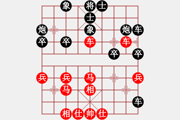 象棋棋譜圖片：劉晉玉     先負(fù) 張勇       - 步數(shù)：36 