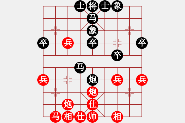 象棋棋譜圖片：笨笨負林小川.pgn - 步數(shù)：30 