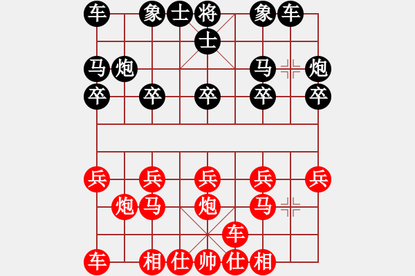 象棋棋譜圖片：橫才俊儒 -VS- 老干鍋爐廠[179781238] - 步數(shù)：10 