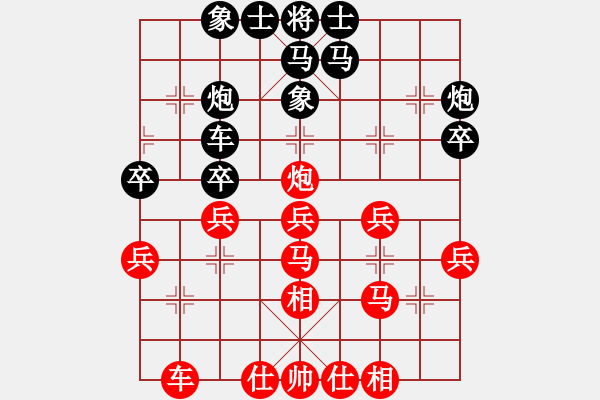 象棋棋譜圖片：陪女兒睡覺(jué)(7段)-負(fù)-無(wú)字袖手炮(8段) - 步數(shù)：32 