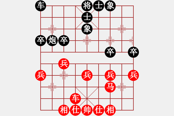 象棋棋譜圖片：第六輪第五臺(tái)樂(lè)陵宋波濤先勝慶云喬云軍 - 步數(shù)：30 