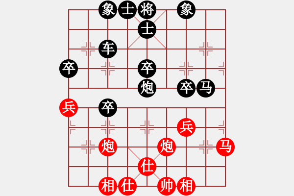 象棋棋譜圖片：外圍波集團(天帝)-勝-金鐸(9段) - 步數(shù)：50 