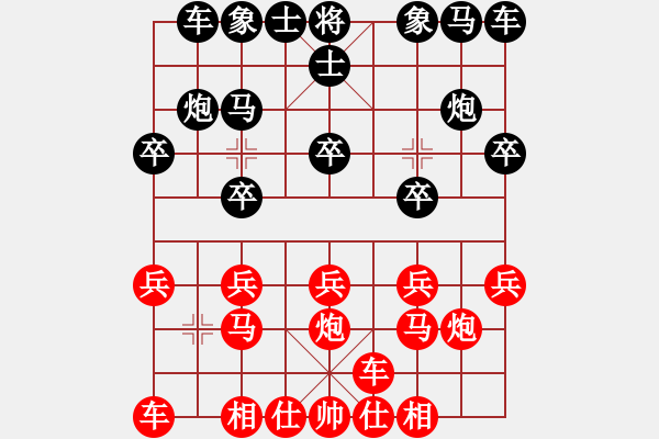 象棋棋譜圖片：熱血盟●溫柔一刀[紅] -VS- 熱血★生軍[黑][1] - 步數(shù)：10 