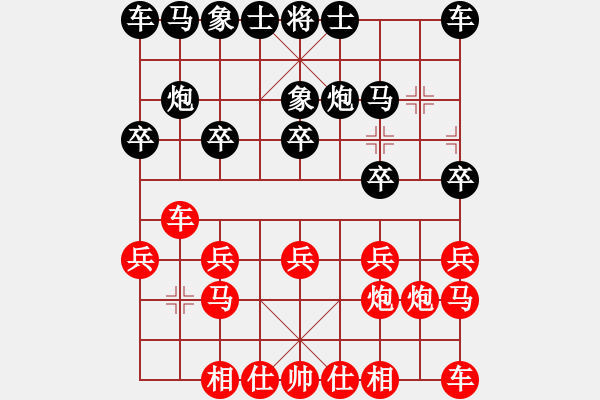 象棋棋譜圖片：盜用賬戶[紅] -VS- 樂樂2007215[黑] - 步數(shù)：10 