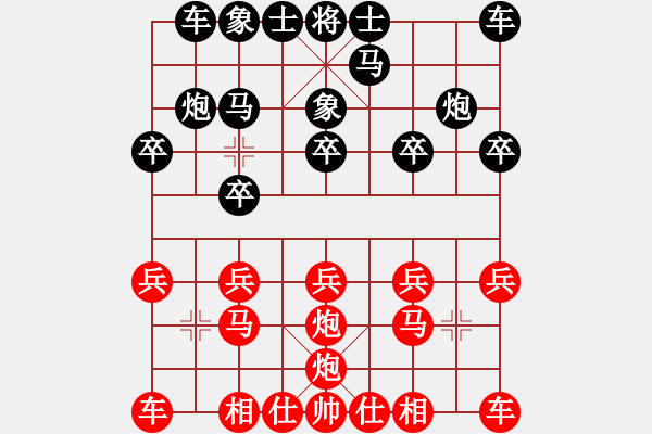 象棋棋譜圖片：野戰(zhàn)力殺 - 步數(shù)：10 