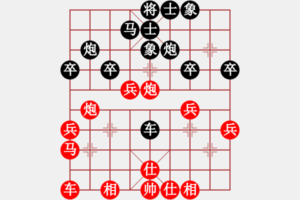 象棋棋譜圖片：孟辰 先勝 張申宏 - 步數(shù)：40 