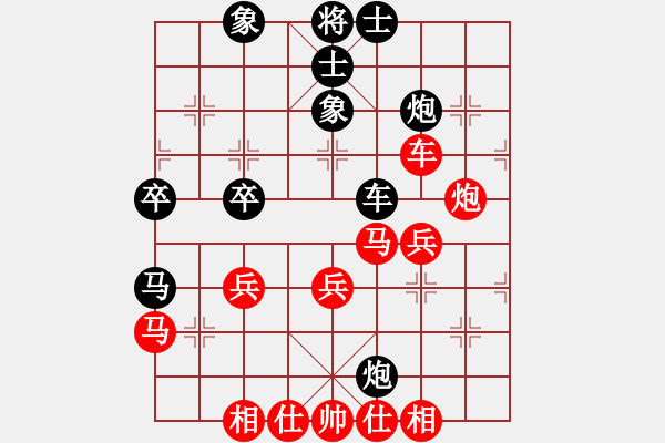 象棋棋譜圖片：風(fēng)聲鶴唳(日帥)-和-仙人指錯路(月將) - 步數(shù)：40 