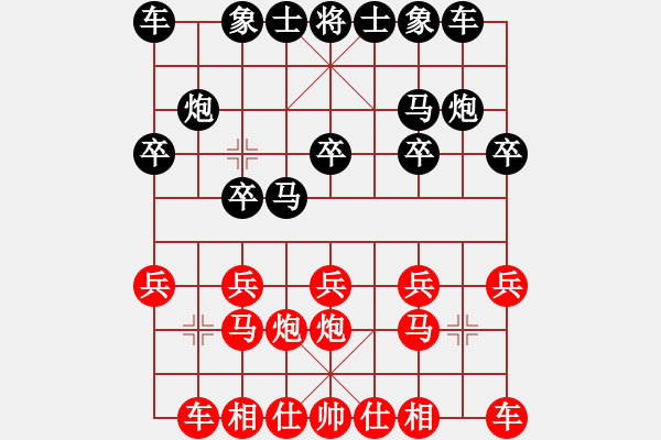 象棋棋譜圖片：包志玄（先負(fù)）范志鵬 - 步數(shù)：10 