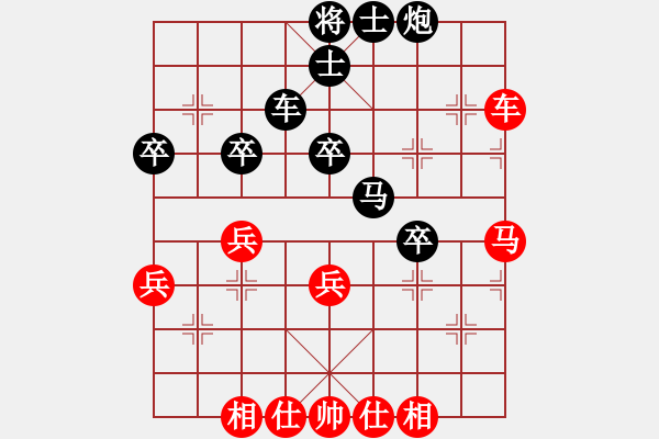 象棋棋譜圖片：中炮過河車互進(jìn)七兵對(duì)屏風(fēng)馬平炮兌車 紅馬七進(jìn)六對(duì)黑右象 車互吃馬炮 2. 亂殺(4段)-負(fù)-meid - 步數(shù)：60 