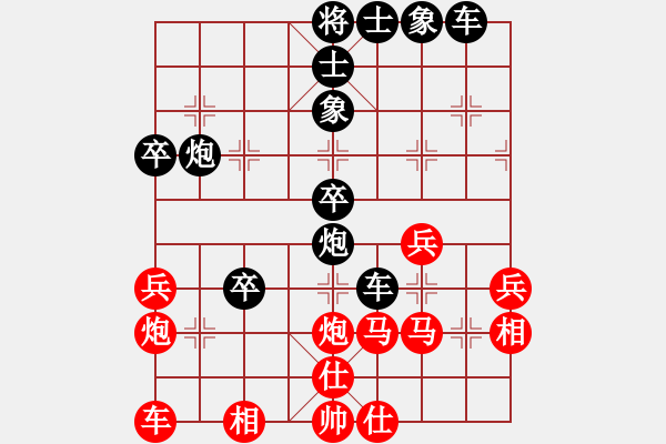 象棋棋譜圖片：善戰(zhàn)使者(9級)-負(fù)-正陽楊黎明(9級) - 步數(shù)：60 