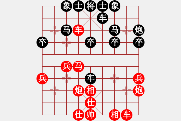 象棋棋譜圖片：3083232(校尉) 勝 856069(草民) - 步數(shù)：30 