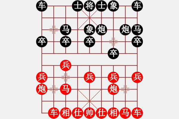 象棋棋譜圖片：邱春富棋樂無窮VS大師群樺(2013-11-15) - 步數(shù)：10 