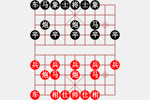 象棋棋譜圖片：百思不得棋解[575644877] -VS- 陽光燦爛[853781919] - 步數(shù)：10 