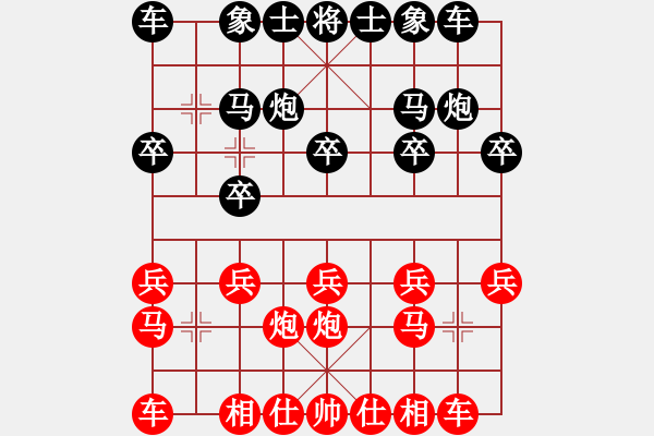 象棋棋譜圖片：超強(qiáng)臺風(fēng)康妮(將軍) 負(fù) 303247(常侍) - 步數(shù)：10 