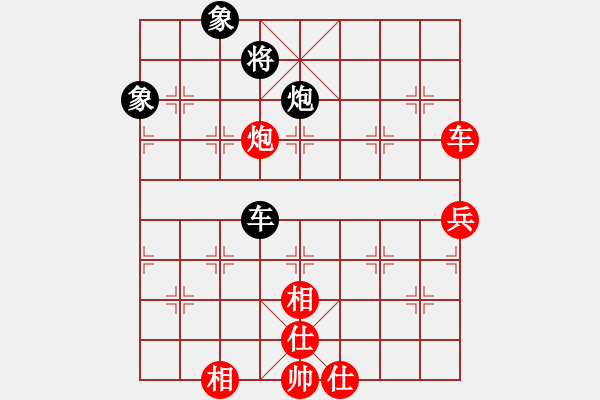 象棋棋谱图片：项羽(2段)-和-shenyi(4段) - 步数：100 