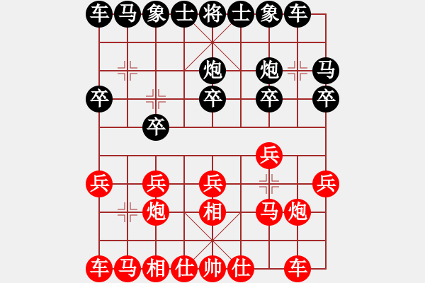 象棋棋譜圖片：真寶石VS倚天高手(2015 3 24) - 步數(shù)：10 