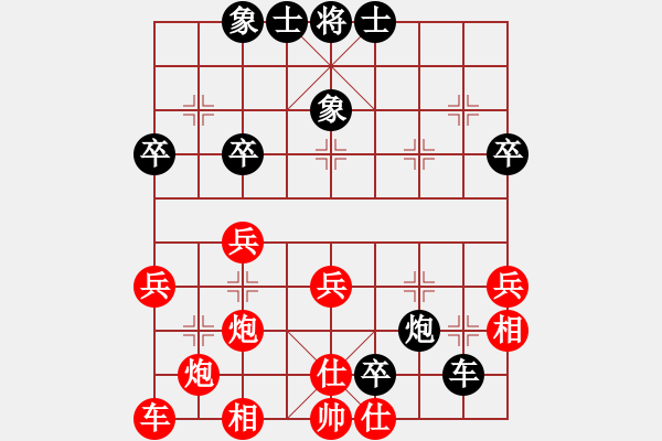 象棋棋譜圖片：總是輸(天帝)-勝-老王中王(月將)（左馬盤河急進(jìn)7卒，紅馬七進(jìn)六） - 步數(shù)：50 