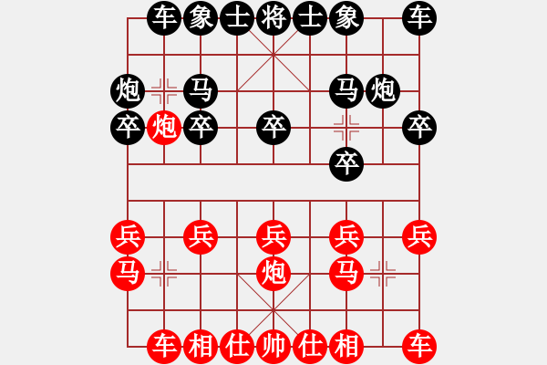 象棋棋譜圖片：輕裘肥馬(5段)-勝-saobanga(6段) - 步數(shù)：10 