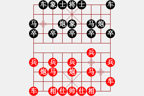 象棋棋譜圖片：天天象棋力評測太守棋狂先勝銘恩業(yè)7-1 - 步數(shù)：10 