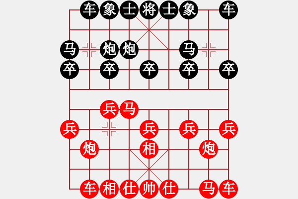 象棋棋譜圖片：changchunr(5r)-負(fù)-xyvv(5r) - 步數(shù)：10 