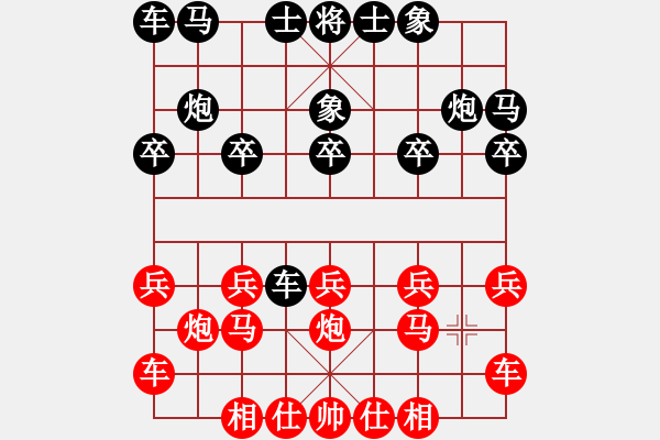 象棋棋譜圖片：雨藝書生(7弦)-負(fù)-ikmujnyhbt(5弦) - 步數(shù)：10 