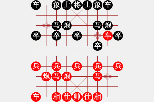 象棋棋譜圖片：廣西桂林體育局體vs郭志恒 - 步數(shù)：10 