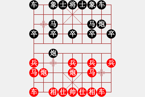 象棋棋譜圖片：蜻蜓戲荷[812985199] 后負(fù) 巨盛廣告[435242559] - 步數(shù)：10 